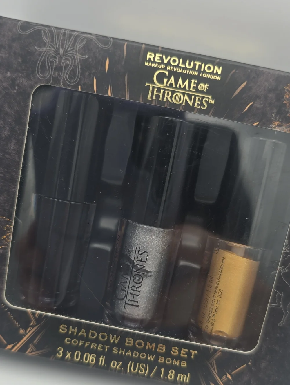 🧚‍♀️Revolution x Game Of Thrones DISCONT Shadow Bomb Set NWT